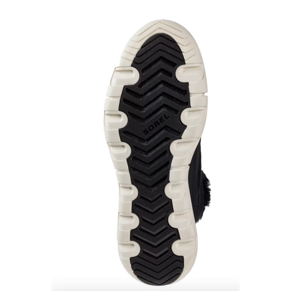 Sorel Explorer II Joan Faux Fur Waterproof Boots | Women 6 Black Suede NEW $155 - Picture 2 of 3